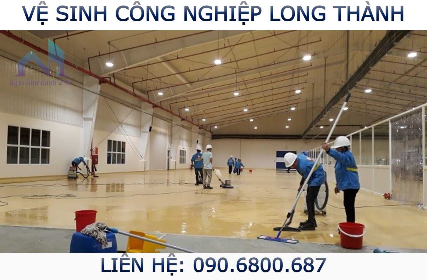 Công việc trong gói vệ sinh công nghiệp Long Thành