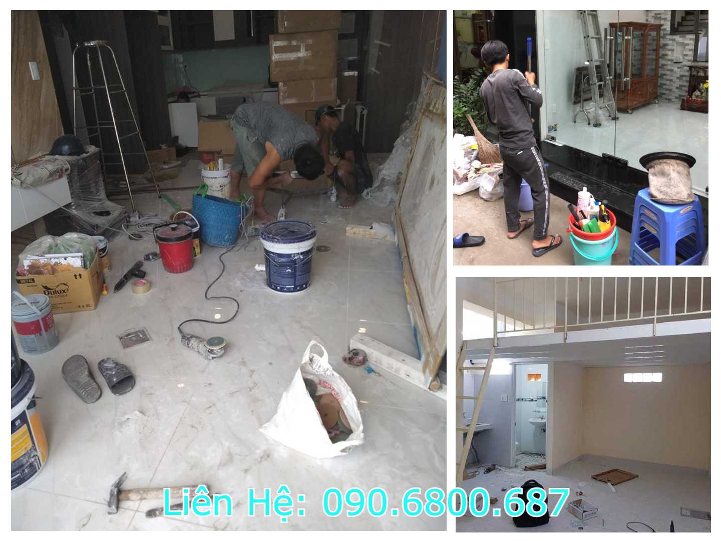 Dịch vụ vệ sinh nhà mới xây dựng quận Bình Thạnh