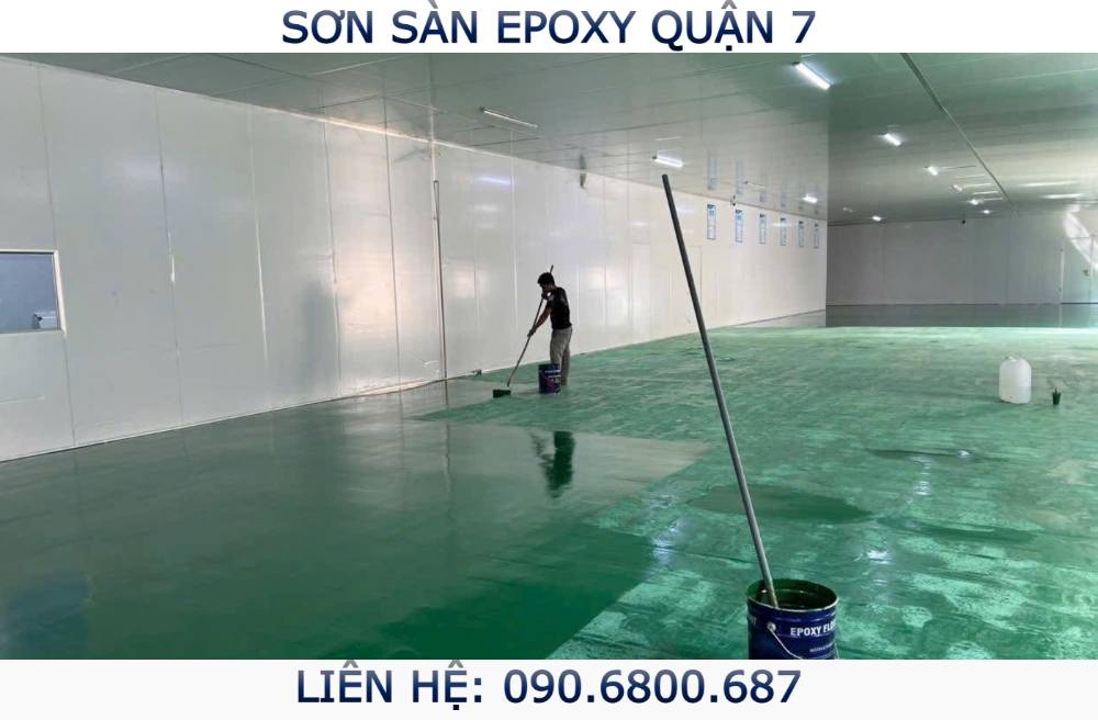 Quy trình thi công sơn sàn Epoxy Quận 7
